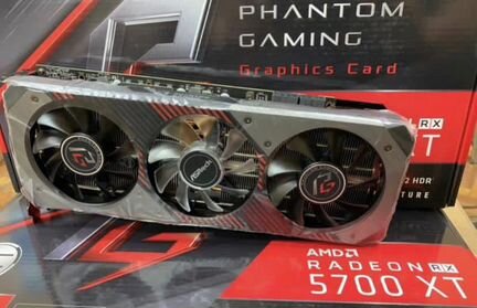 5700XT Asrock phantom gaming 8 риг 8 карт