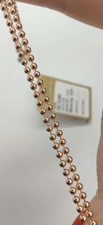 Золотая цепь. Новая. Перлина