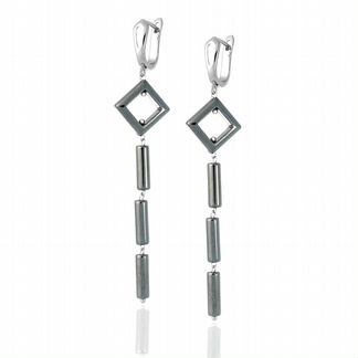 Серьги из гематита