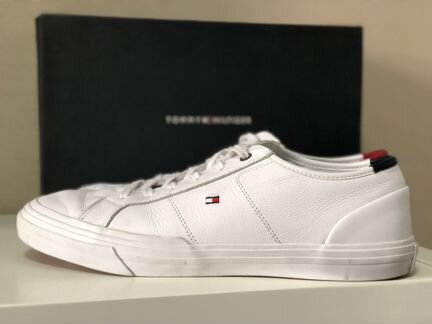 Мужские белые кеды Tommy Hilfiger