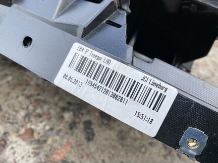 Панель передняя торпедо BMW X1 E84 с подушкой
