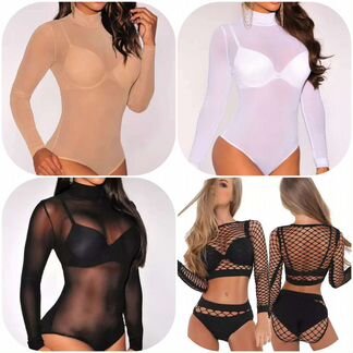 Новое боди сеточка, комплект из сетки