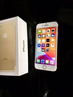 Телефон iPhone 7(128) золотой