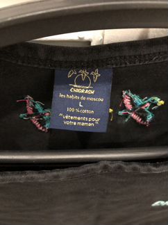 Футболка Chigrash de Moscou черная