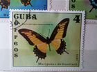 Набор почтовых марок 1972г Бабочки Куба объявление продам
