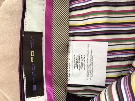 Новые Мужские вельветовые брюки etro. Оригинал