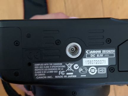 Зеркальный фотоаппарат canon 500d