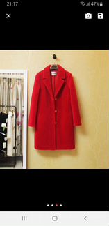 Пальто женское из облегченной овчины