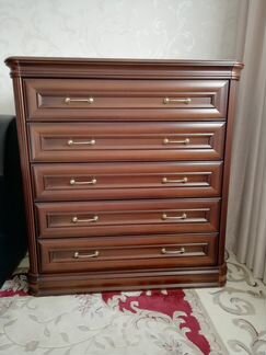 Комод из натурального дерева, шпон дуба