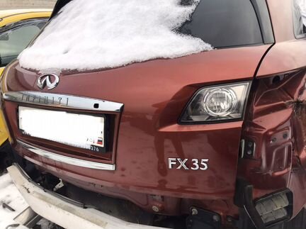 Крышка багажника дверь Infiniti FX35 рыжая