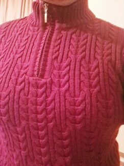 Свитер качестаенный плетёный