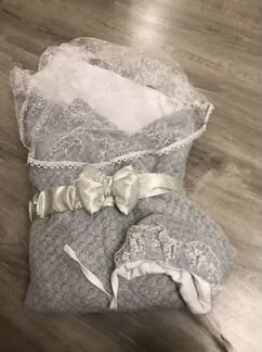 Шикарный конверт для выписки, тёплый