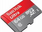 Карта памяти microsd Sandisk Ultra A1 64Gb объявление продам