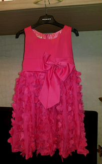 Платье малиновое 4-6 лет 116-120см