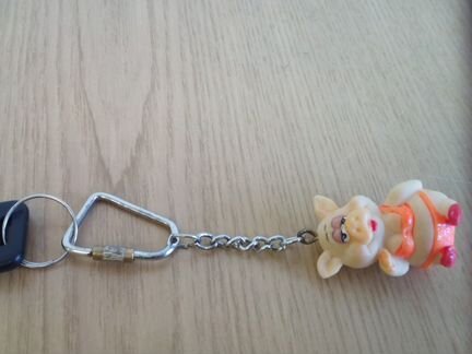 Брелок для ключей Забавная свинка - символ 2019г