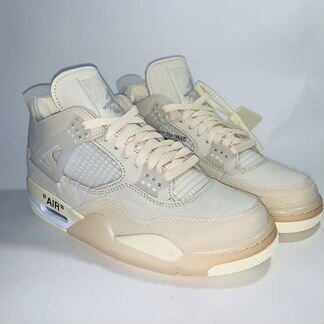 Jordan 4 Retro Off-White Sail (W) 6.5us 7.5us