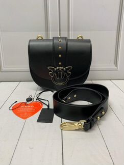 Новая женская сумка через плечо Pinko чёрная