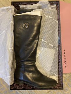 Carlo Pazolini кожаные демисезонные сапоги