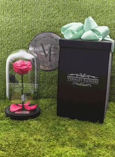 Стабилизированная роза в колбе, опт