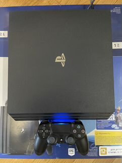 Sony ps4 pro 1tb + оригинальные наушники