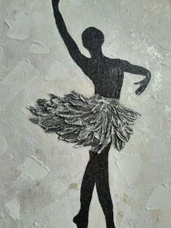 Картина Барельеф Балерина объёмная 3 Д