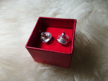 Серьги пусеты Swarovski