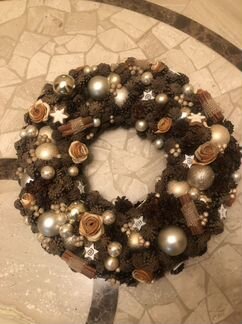 Венок рождественский новогодний