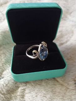 Бижутерия. Кольцо и серьги серебро