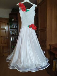 Платье для бальных танцев стандарт 128-140