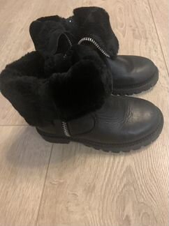 Сапоги Zara 27 кожаные