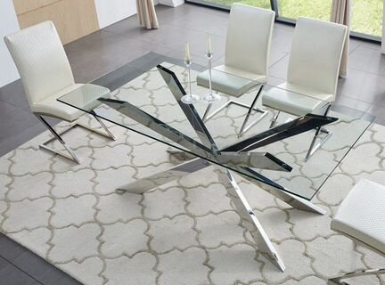 Стол обеденный стеклянный