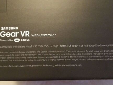 Samsung gear VR with controller