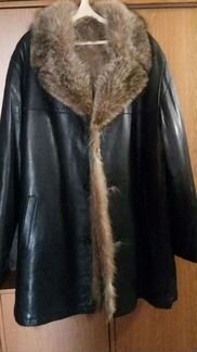 Куртка кожаная на меху