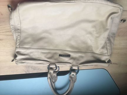 Вместительная Кожаная сумка baldinini