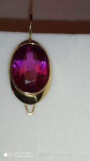 Золотые серьги 750 пробы СССР