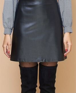 Юбка кожаная mango